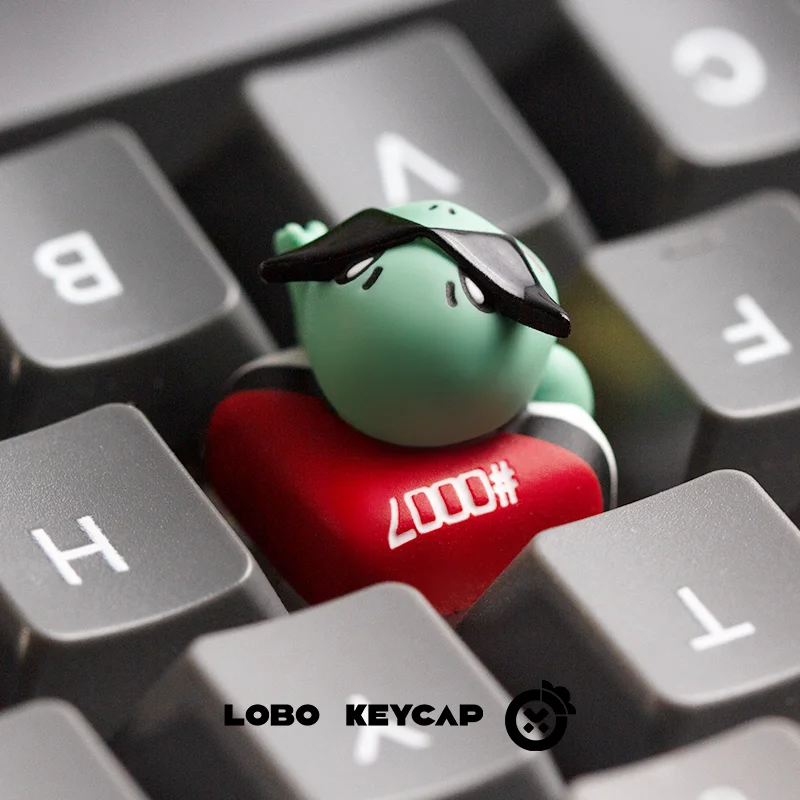 LOBO Keycap Kawaii Bulbasaur Squirtle Single Esc Custom Artisan 3D Keycap Anime Mechanical Keyboard Kawaii Fans Exquisite Gift view 6