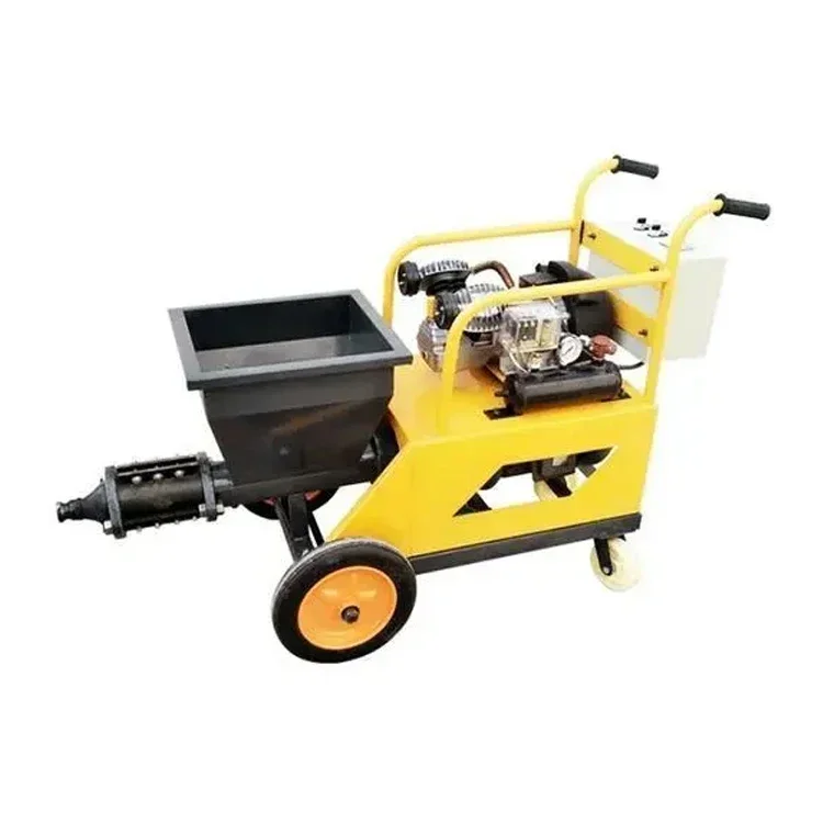 Double Cylinder Plunger Sprayer Powder Wall Plastering Machine Mortar Spraying Machine Wall Sweeping Brushing Machine
