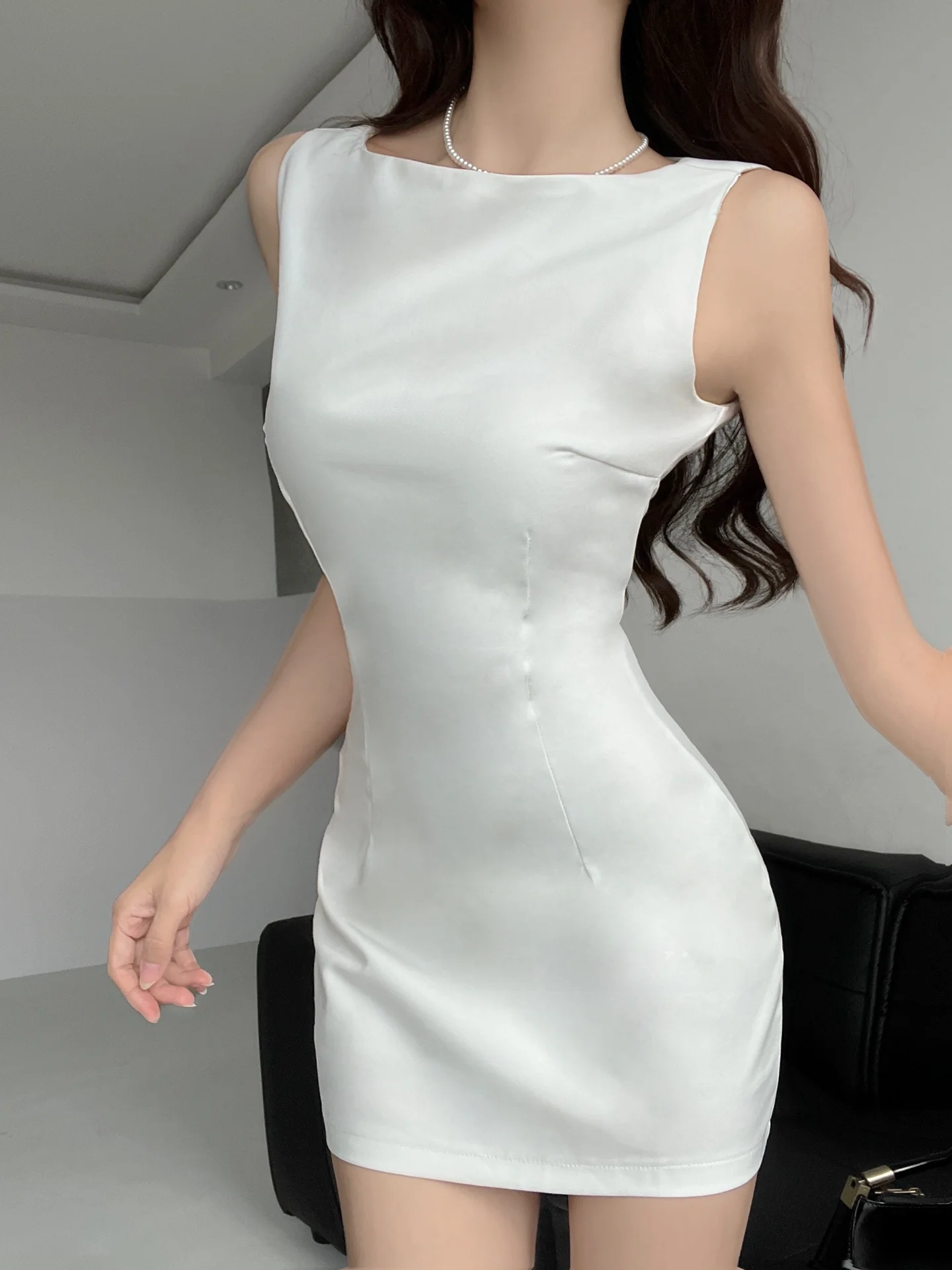 Ele Wyszczuplająca Talia Svel Rachel Dr ort Spódnica S-Curve Odzież Wierzchnia Kamizelka Dr Smart Casual Wysoki Stan Bodycon Dr