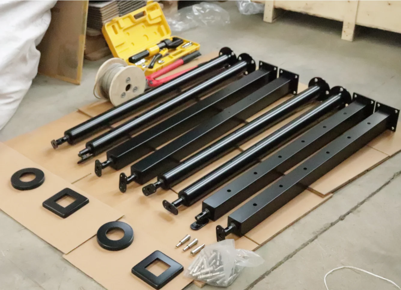 Customization 316SS Handrails Indoor Balustrade Stair Side Mounted Balcony DIY Cable Wire Railing Post