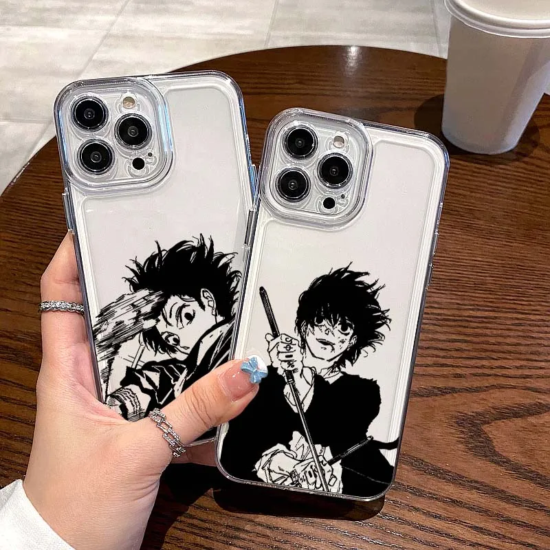 

S-SAKAMOTO DAYS Line Phone Case For Apple iPhone 17 16e 16 15 14 13 12 11 XR Air Pro Plus Max Mini Transparent Cover