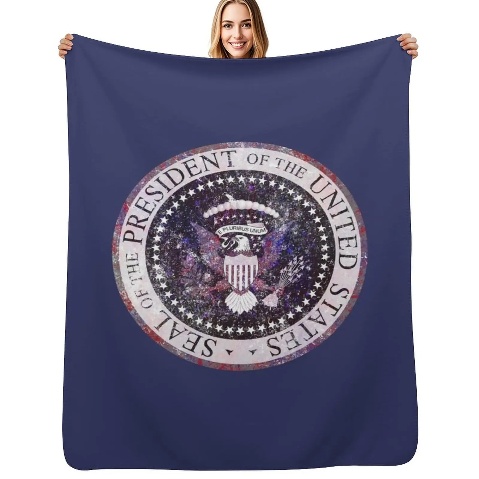 

Presidential Seal Throw Blanket Softest Blankets For Bed Beach Furry Blankets