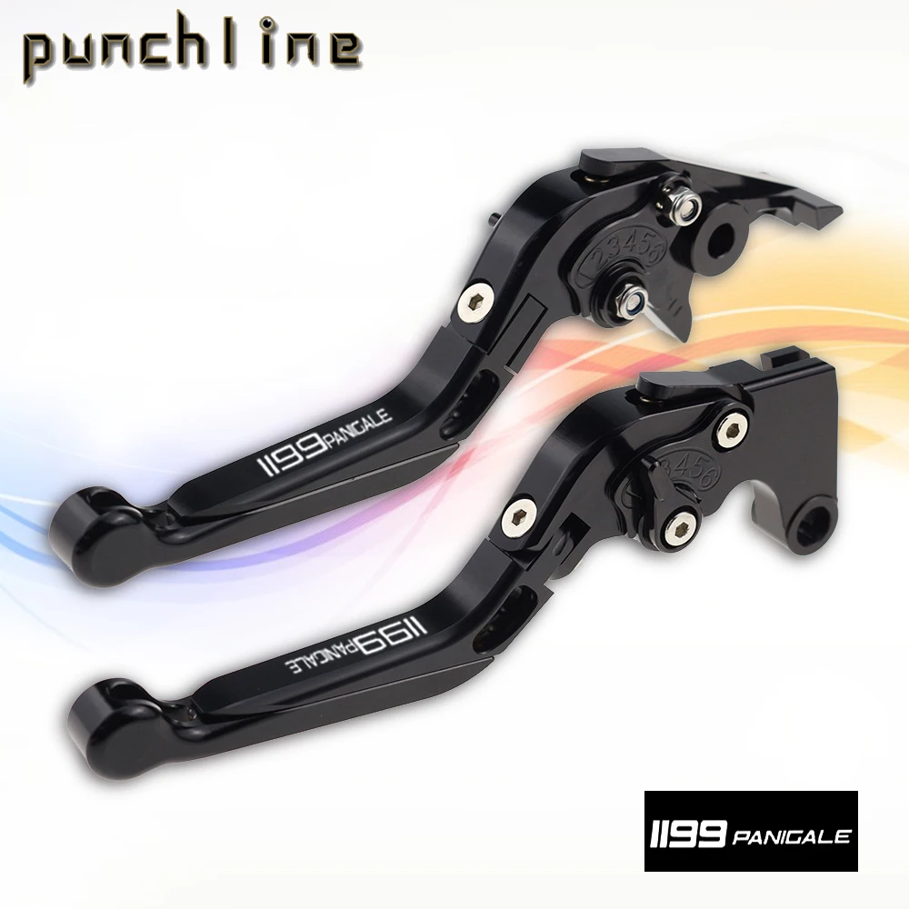 Fit For 1199 Panigale/S/R 12-20 Panigale1199 Motorcycle CNC Accessories Folding Extendable Brake Clutch Levers Handle Set