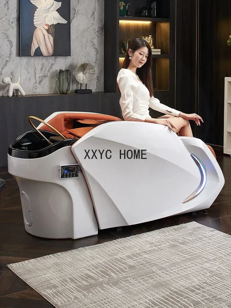 

Elektrische Massage Shampoo Bed Fumigatie Beauty Kapperszaak Thaise Hoofd Behandeling Water Circulatie Spoelbed