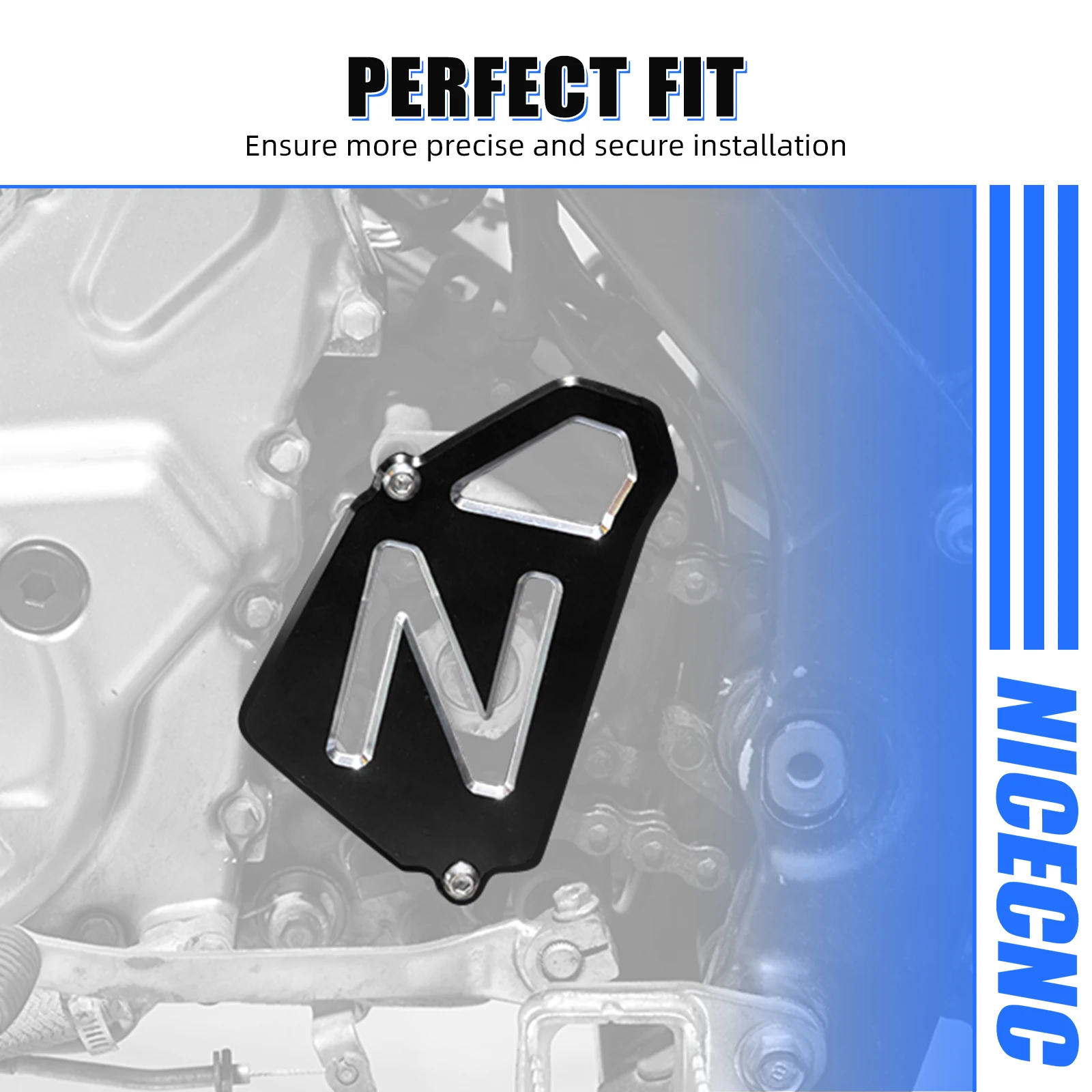 ATV Kettenrad Abdeckung Fall Saver Kettenschutz Für Yamaha Raptor 700 700R YFM700R YFM700 CNC Aluminium Kettenschutz Zubehör – Detail 12