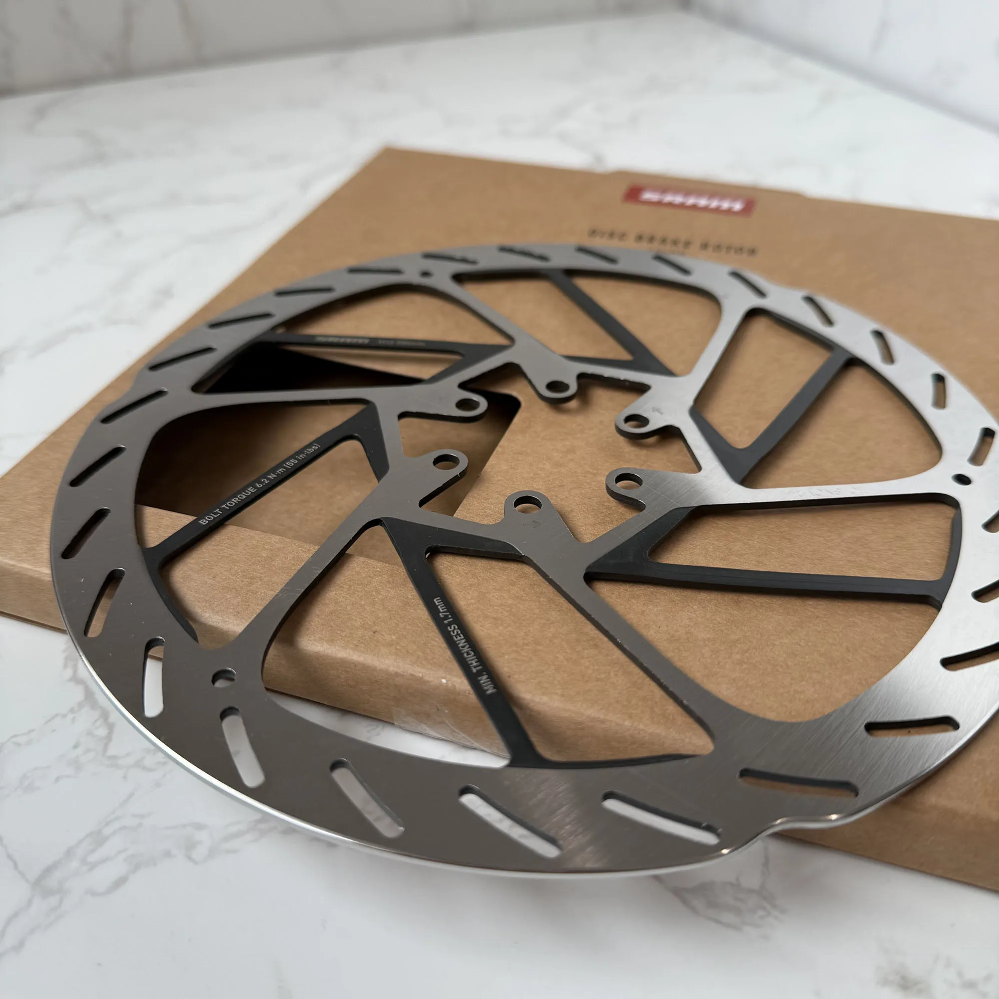 SRAM-HS2 Rotor Disc Brake Rotor , 6-Bolt Thicker Rotor, 160mm, 180mm, 200mm, 220mm, MTB and Road Bicycle Accessories, Cycling