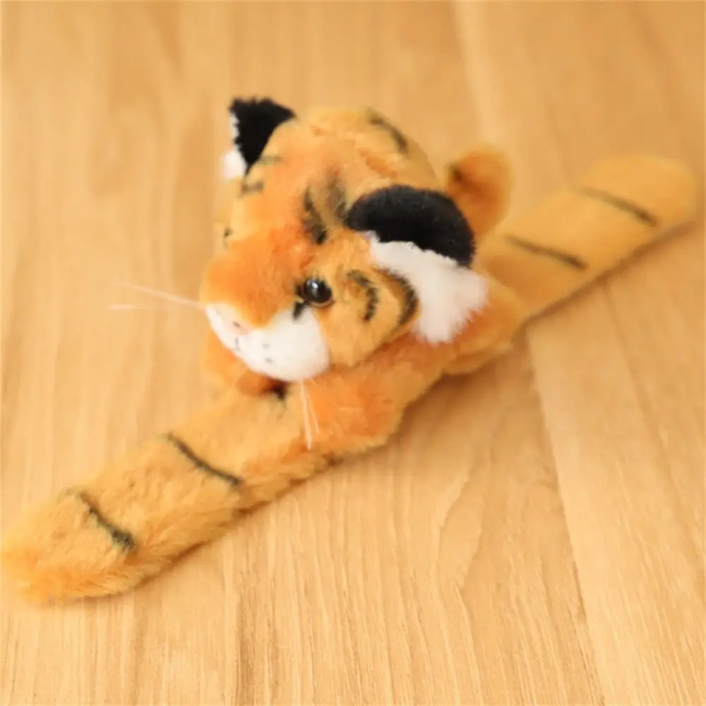 

Jungle Animal Stuffed Animal Wristband Clap Circle Rabbit Bunny Cartoon Slap Bracelet Comfortable Plush Toy Party Supplies