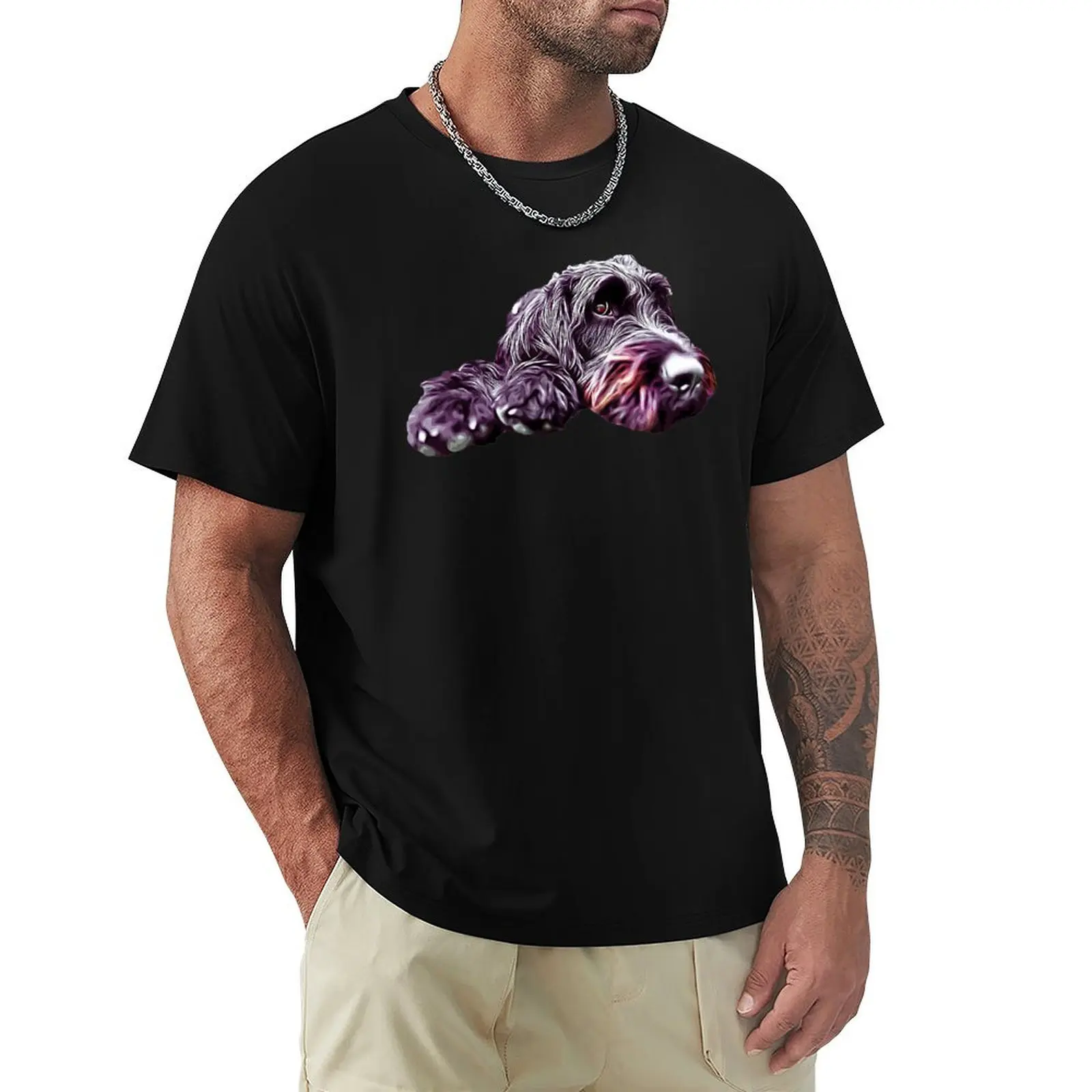 

Labradoodle Doodle Dog Poodle Mix Dog T-Shirt custom shirt sweat t shirt men 100℅ cotton