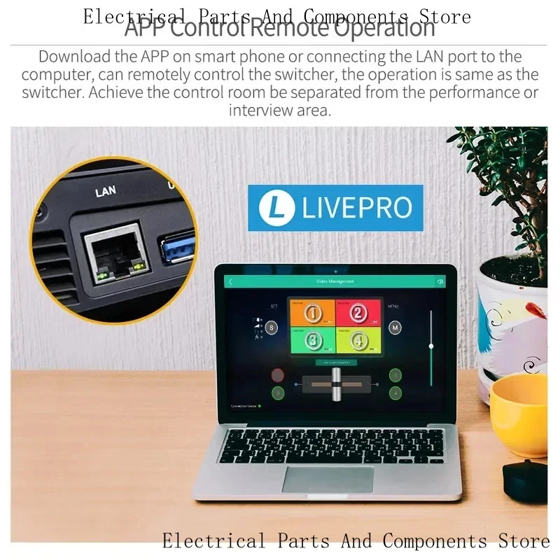 Go L1 V1 Multi Format Video Mixer Switcher 4XHDMI Inputs Camera Production USB3.0 Live Streaming