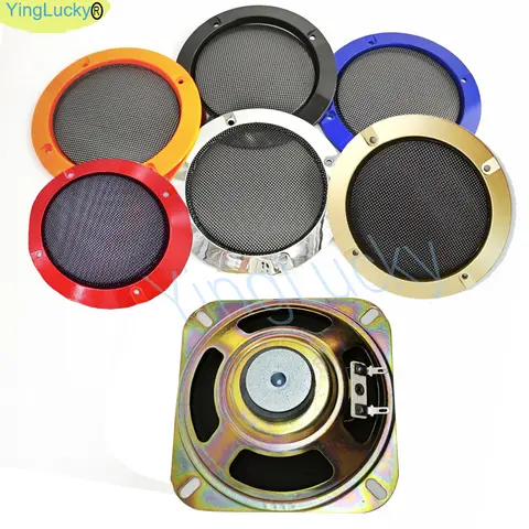라우드 스피커 그릴 아케이드 게임기 액세서리 캐비닛 부품, 4 인치 스피커 그물, 110mm, 8ohm, 5W 스피커 장식, 1 개