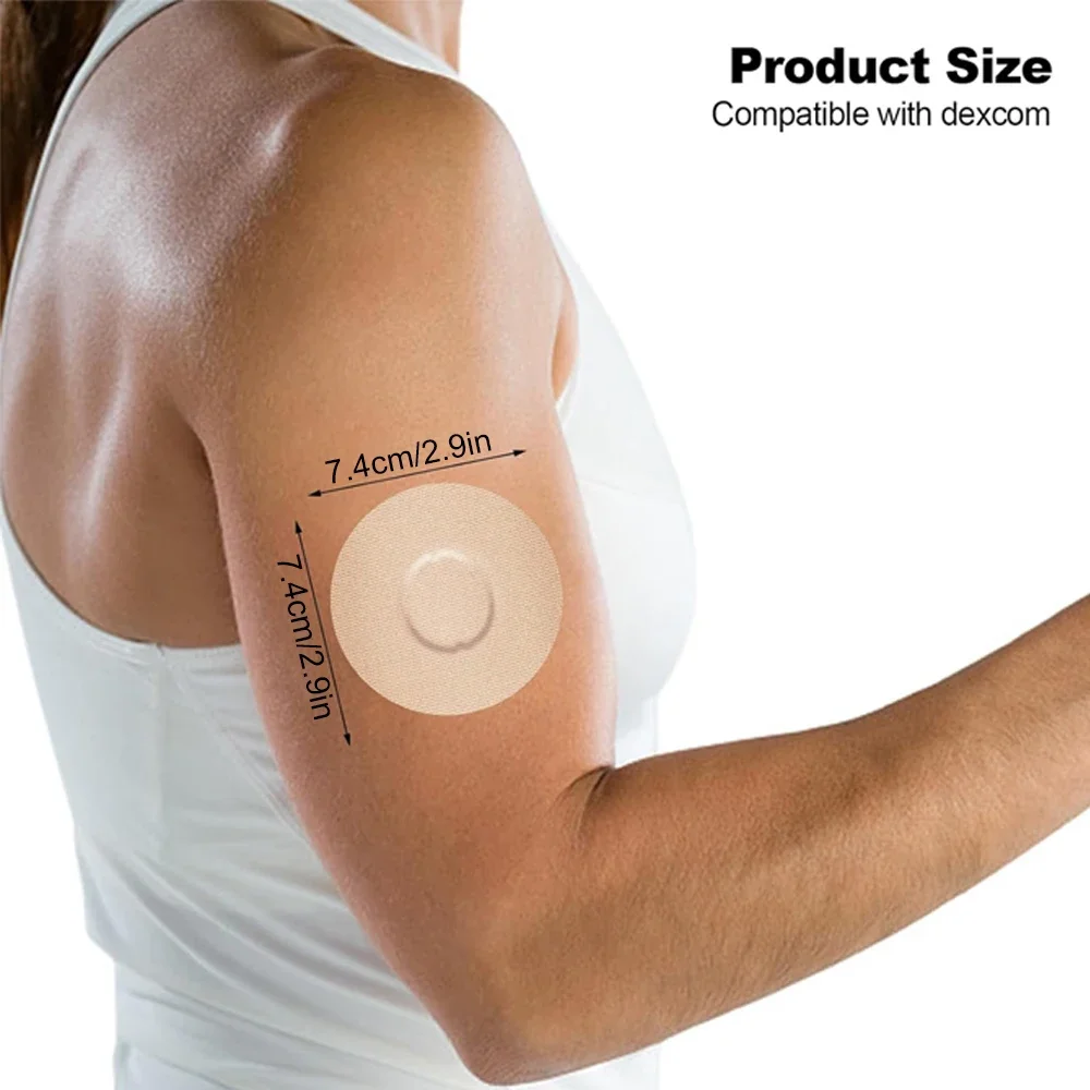 10PC Libre 1/2/3/Pro Sensor Covers Waterproof,Non-Fraying,Extreme CGM Tape,Continuous Glucose Monitor Patch