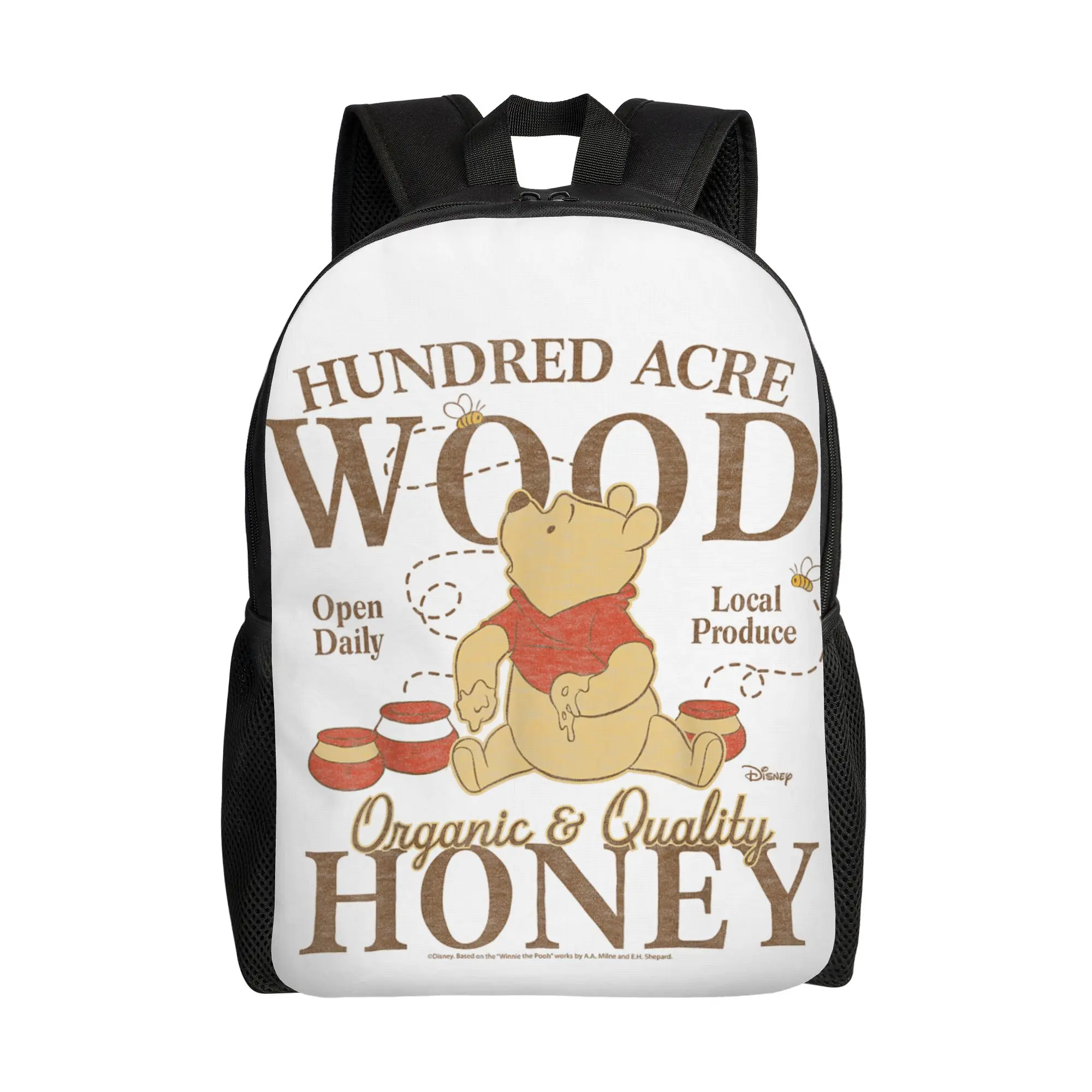 

Рюкзак с персонажами Винни-Пуха: Тигр, Иа-Иа, Донки, Пиглет. Мужской полиэстеровый рюкзак для активного отдыха, школьный ранец.