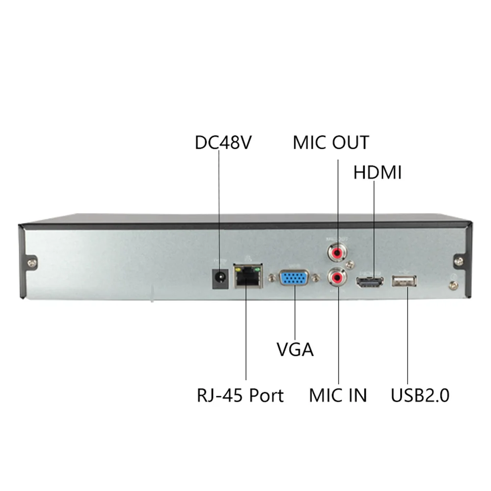 Dahua 4/8/16CH Compact 1U 1HDD Network Video Recorder Support 12 MP IP Camera 4K NVR4104HS-4KS3 NVR4108HS-4KS3 NVR4116HS-4KS3 - Image 5