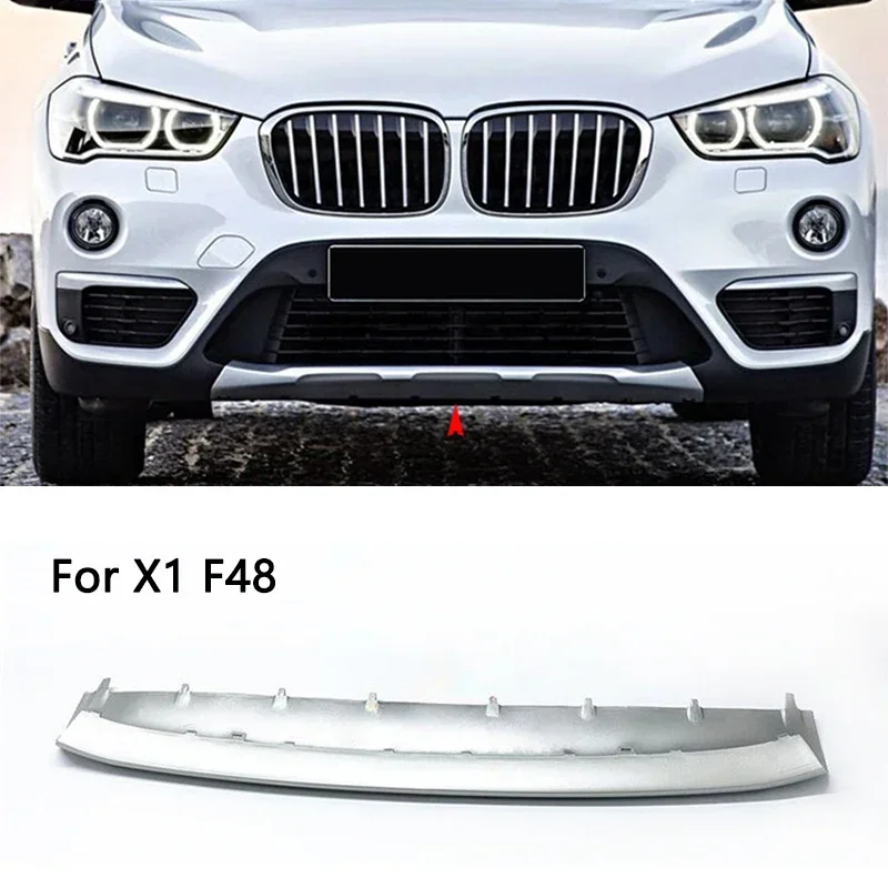 

New！ For BMW X1 F48 F49 front bumper lip spoiler trim molding protective plate diffuser body modification accessories 2016-2022