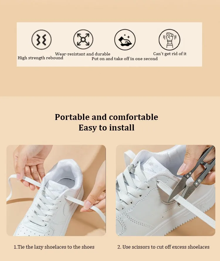 Keine Schnürsenkel, bequeme Schnürsenkel, Schnürsenkel ohne Binden, Schnürsenkel mit Magnetverschluss, Schnellverschluss für Sneaker, Canvas-Schuhe, Freizeitschuhe und Stiefel. – Detail 2
