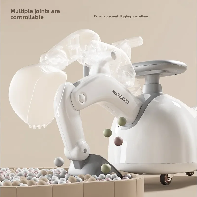 Outdoor Sports Children's Scooter Multifunctional Scooter Upgrade Digger Model Children's Toys 1-5 Years Old Musical Quadricycle