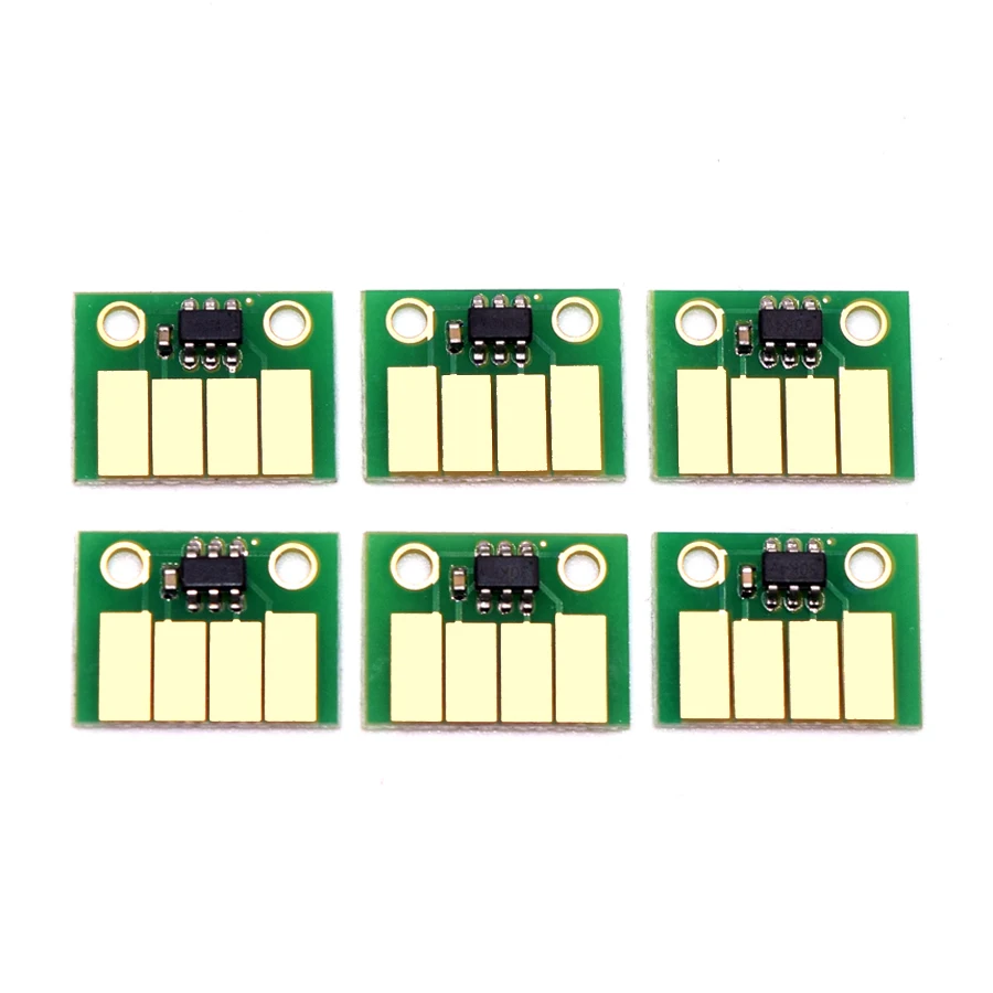 6 unidades para HP72 ARC Chip de cartucho de reinicio automático para HP 72 para HP Designjet T610 T770 T790 T795 T1100 T1120 T1200 T1300 T2300 tracciones