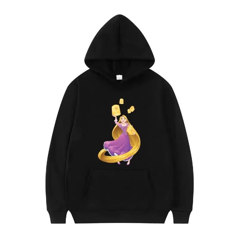 ディズニー冷凍パターン女性ファッションスポーティルーズホワイト春 90 年代トップス服プルオーバーレディース安いパーカースウェットシャツ