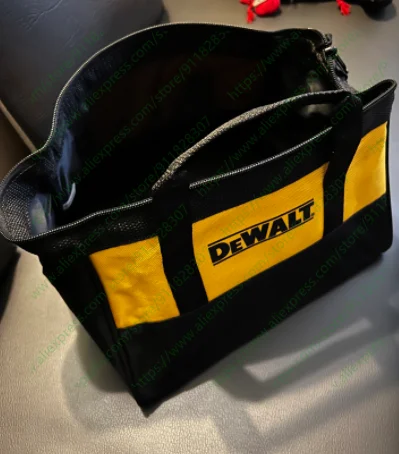 DEWALT Multi-Function Tool Bag Electric Wrench Screwdriver Metal Hardware Parts Tools Durable Storage Handbag bit box bags 