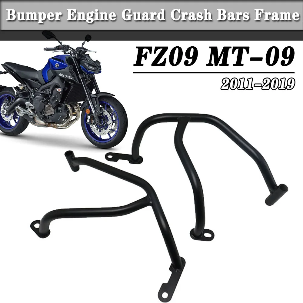 

For Yamaha MT-09 MT09 FZ09 FZ-09 2013 - 2020 Motorcycle Accessories Engine Guard Bumper Crash Bars Stunt Cage Frame Protector