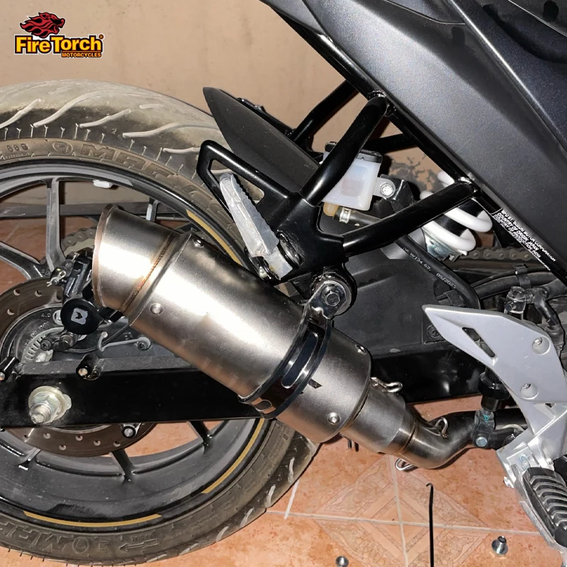 Full System For SUZUKI GIXXER250 Gixxer 250 SF250 Motorcycle Exhaust Modified Escape Moto Modify 51mm Front Middle Link Pipe