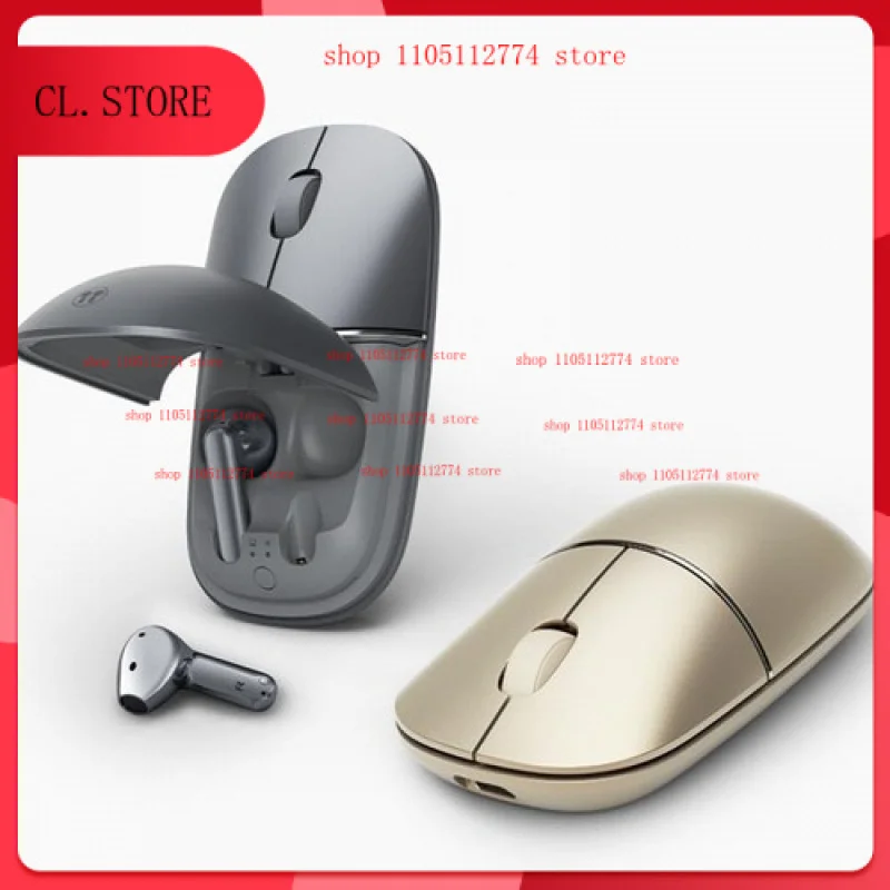 

FOR YUEWO 2in1 Wireless Bluetooth Earphone Mouse Pro 1200DPI 1000mAh UMAME00 For Win