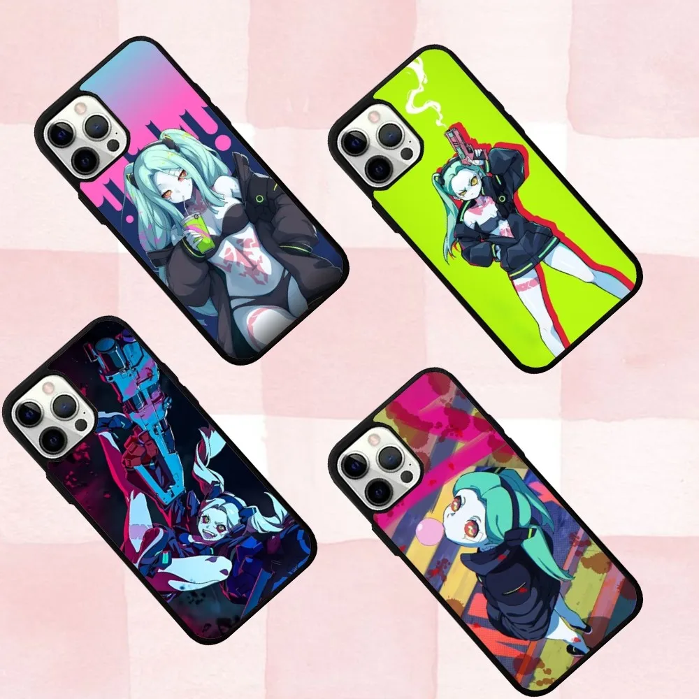 

R-Rebecca-as C-Cyberpunks Phone Case For IPhone 16,se4,15,Pro,Max,Case 14,Plus,13,12,11 Magesafe Magnetic Wireless Charge Cover
