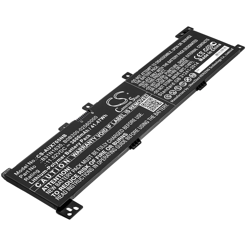 

CS 3600 мАч/41.47Wh батарея для ноутбука Asus A705QA,F705MA-BX030T,F705MA-BX058T,F705NC,F705QA-BX010T,F705QA-BX076T,F705QR