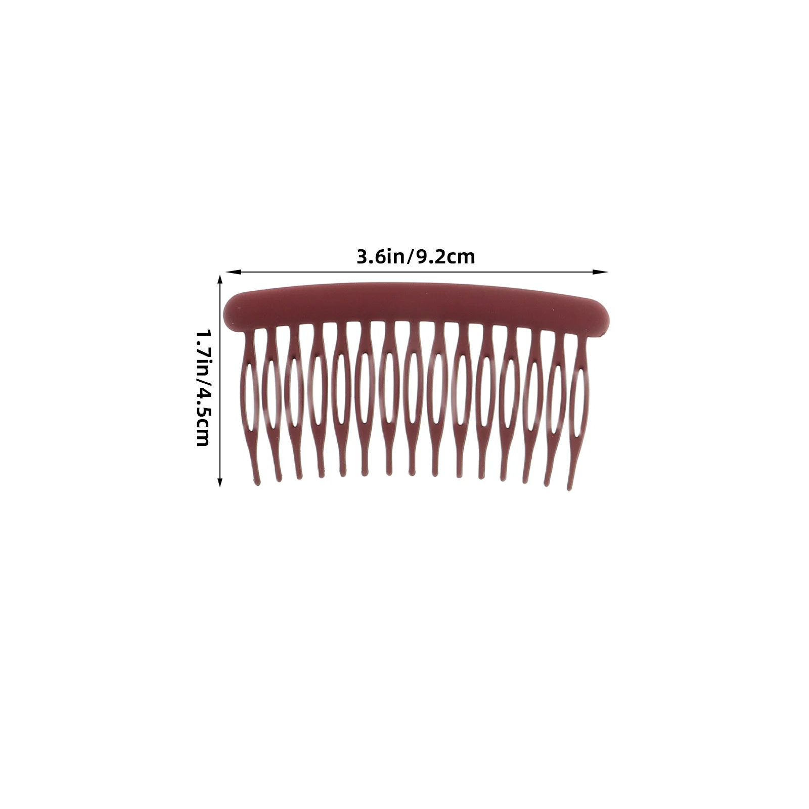 8Pcs Frosted Decorative Hair Combs for Women Soft Material Hair Styling Accessories Versatile Use for Daily Life and Special