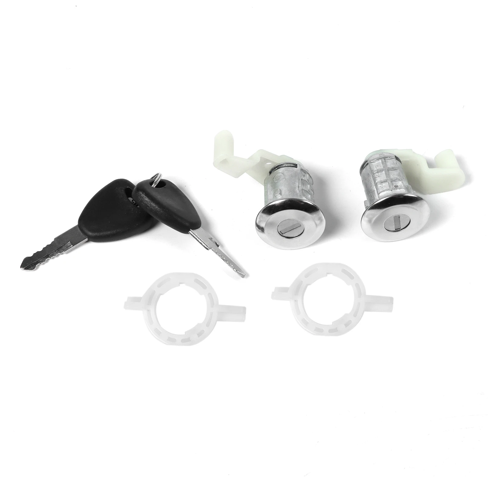 

1Set Door Lock Cylinder W2 Keys Kit 7701472806 7701471219 FOR Renault Clio II Master Scenic Spare Parts