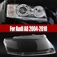 Headlights Lens Cover Headlamp Glass Lamp Shell For Audi A8 D3 A8L 2002 2003 2004 2005 2006 2007 2008 2009 Transparent Lampshade