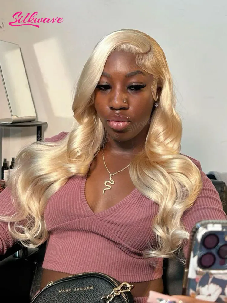 

Парик Body Wave 613 HD с прозрачной кружевной передней частью 13x6, из натуральных человеческих волос, 30 дюймов, бразильский, медово-русый, окрашенный