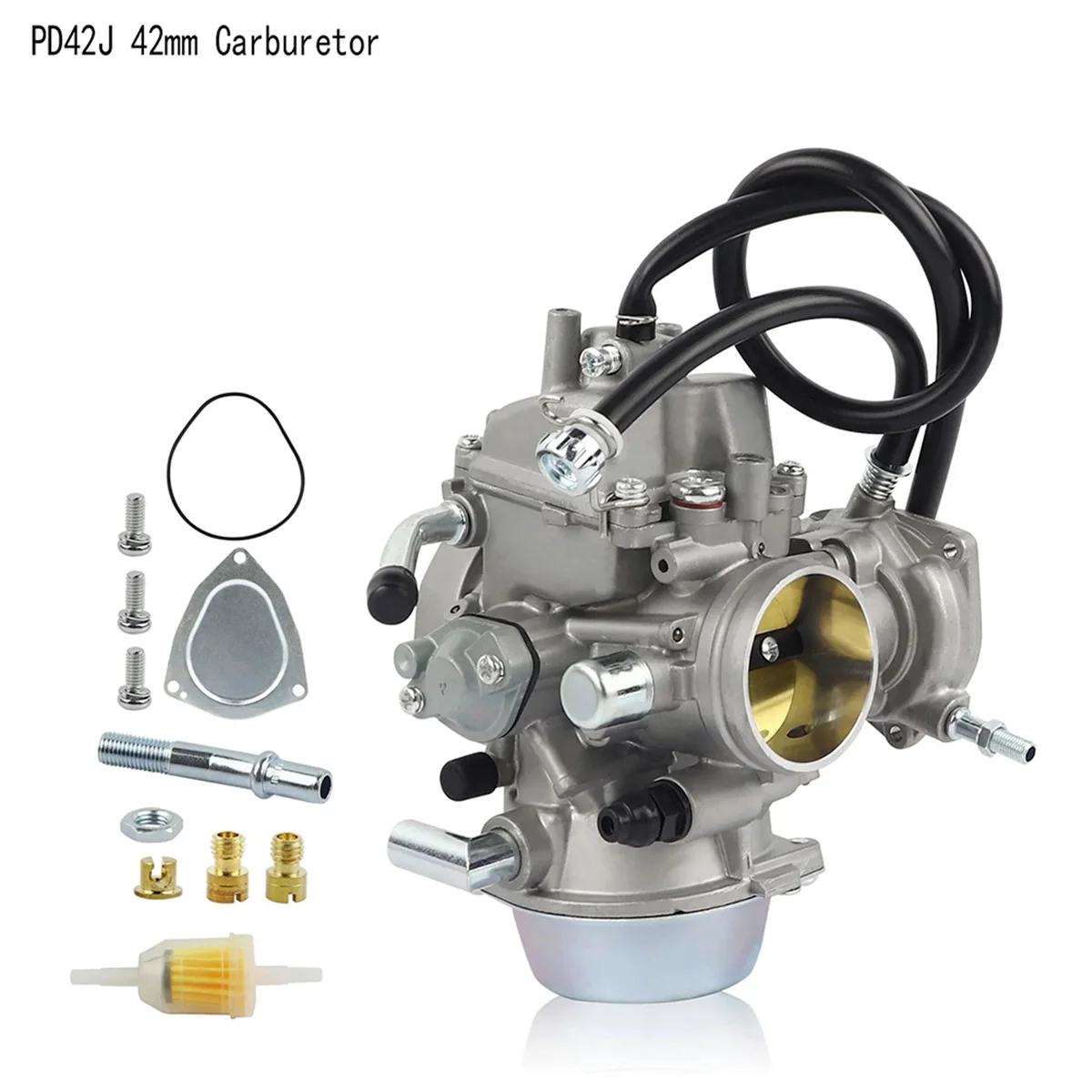 PD42J 42mm Carburetor for Yamaha Predator 500 Grizzly 600 660 YFM660 Outlaw 500 Rhino YXR660 Bombardier Can-Am