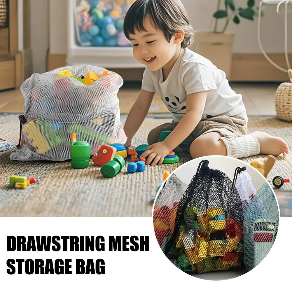 1 шт., дышащая нейлоновая сетка, сумка для хранения на шнурке, сумка для белья, уличная сумка, многофункциональная сумка для путешествий, дома D9c0