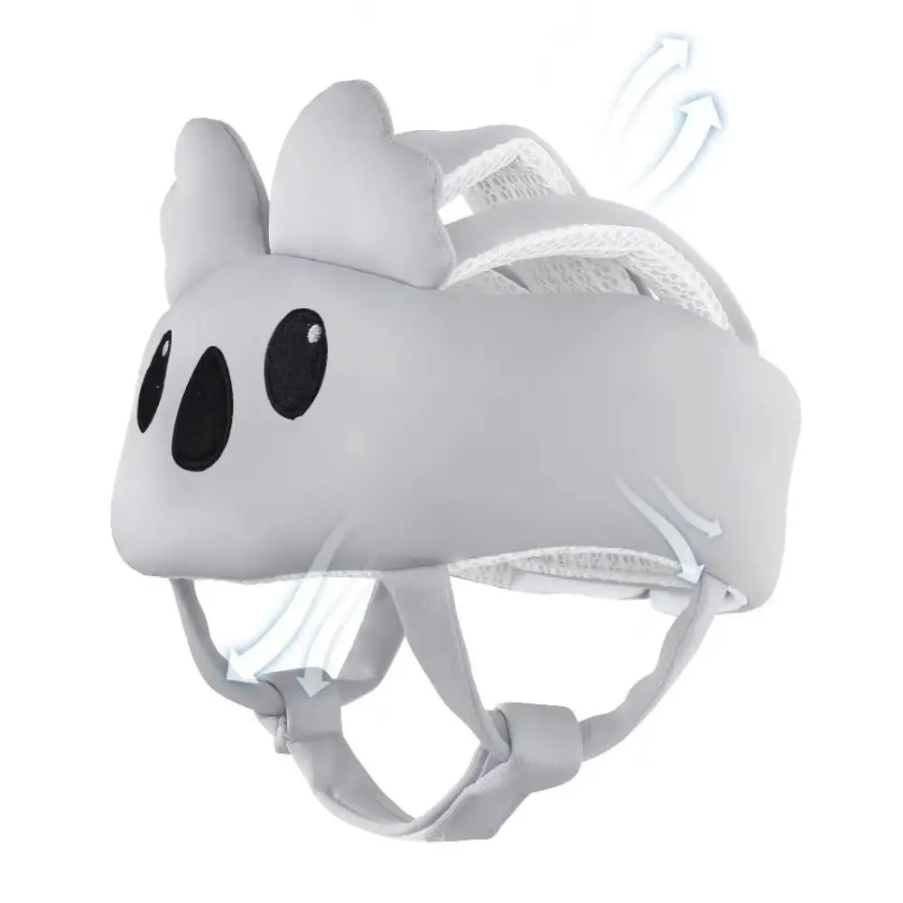 

No Bumps Infant Safety Helmet Mesh Adjustable Toddler Head Cushion Breathable Shock Absorbing Baby Head Protector Skateboard