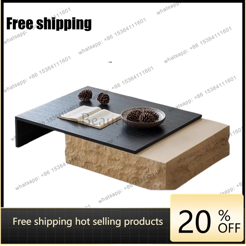 XXGlass Living Room Coffee Table Luxury Design Wood Slim Stacking Nordic Tables Square Premium Italian Stolik Kawowy Furniture
