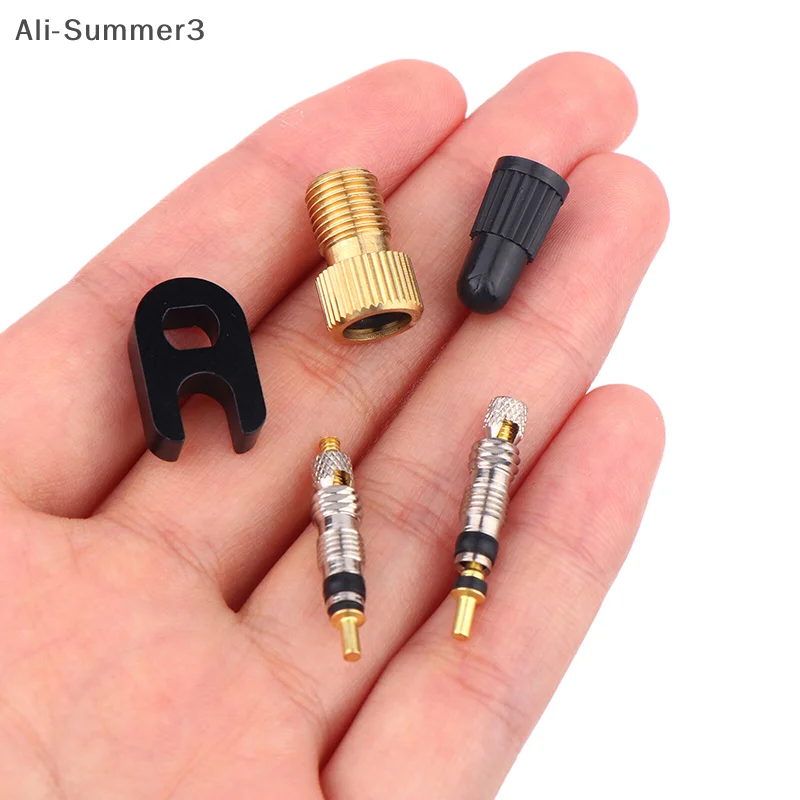 (YY) 12/6/2 قطعة 2025 جديد النحاس بريستا صمام الأساسية مجموعة الجبلية الطريق دراجة أنبوب استبدال أجزاء عالية الجودة خدمة أداة أداة اختياري