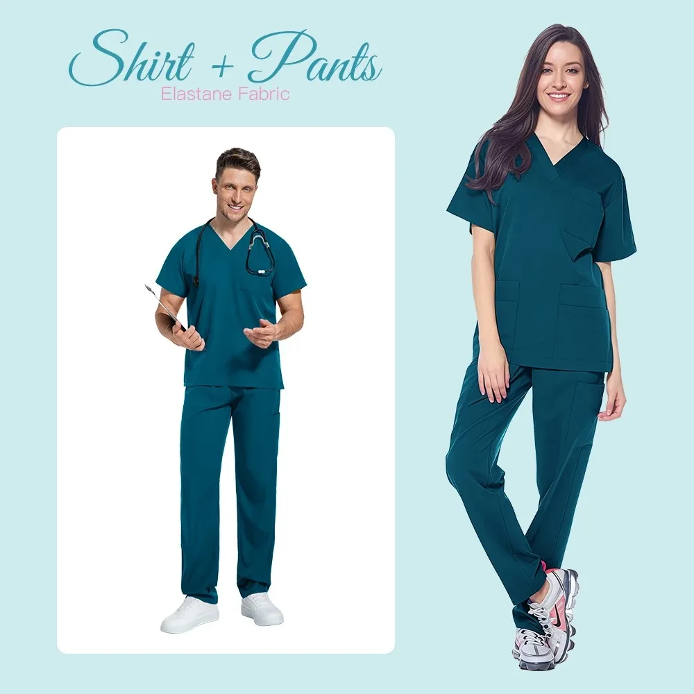 Uniforme de blouses médicales de haute qualité, accessoires d'infirmière, vêtements de travail pour clinique d'animaux de compagnie, uniformes d'anesthésiste multicolores pour femmes