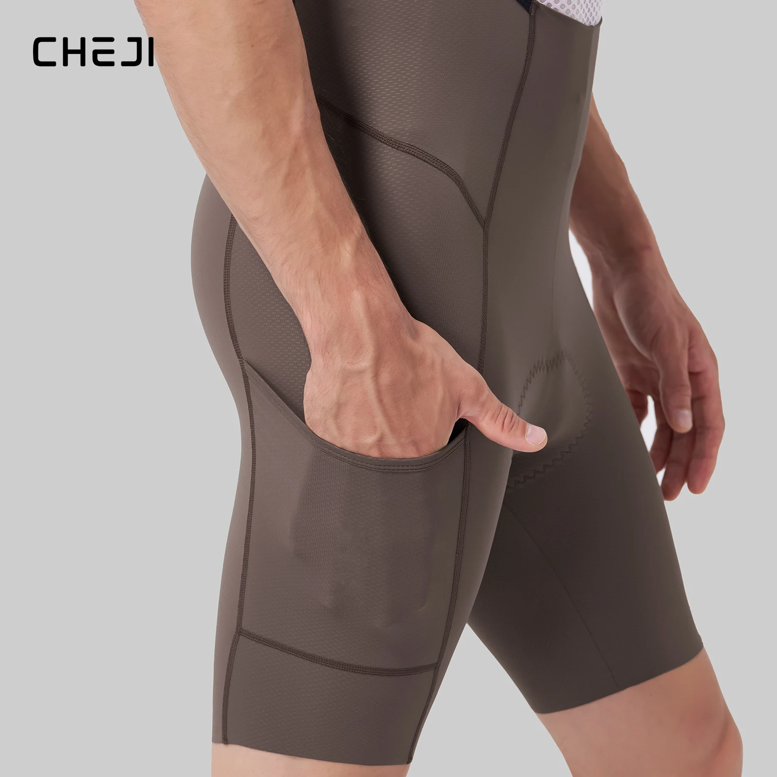 

Cheji Men's Bib Shorts Cycling (no logo)