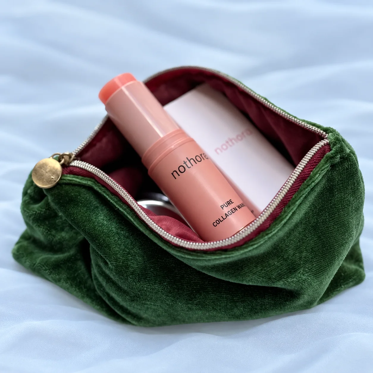 Pure Collagen Skincare Multi Stick Plumping Facial Balm Non Sticky Moisture Care for Dry Skin Eyes Neck Forehead Makeup Base