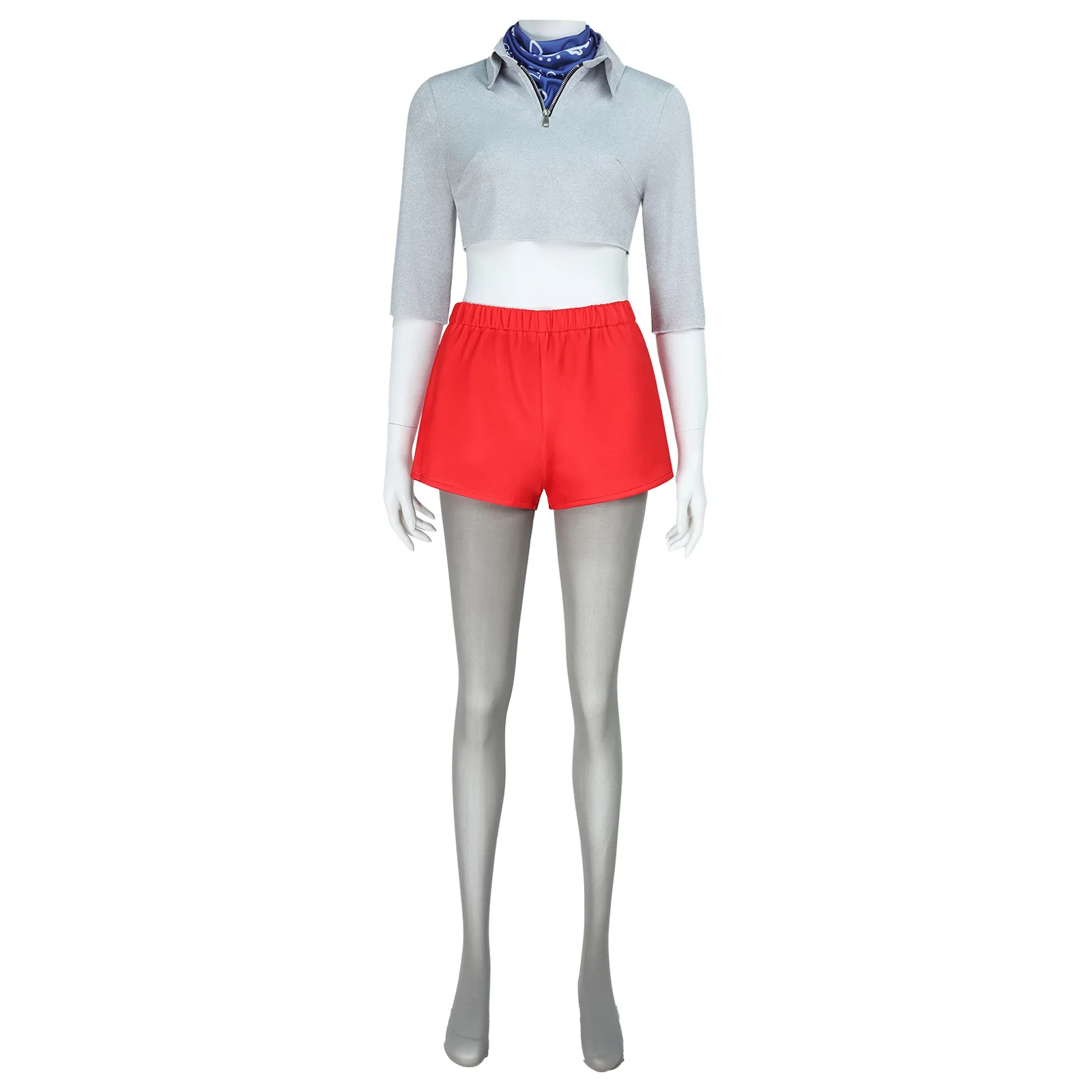 

Stranger Things Female Halloween Sportswear Season 5 Eleven Jane Hopper Complete Cosplay Costume Set Top Shorts Scarf Disguise