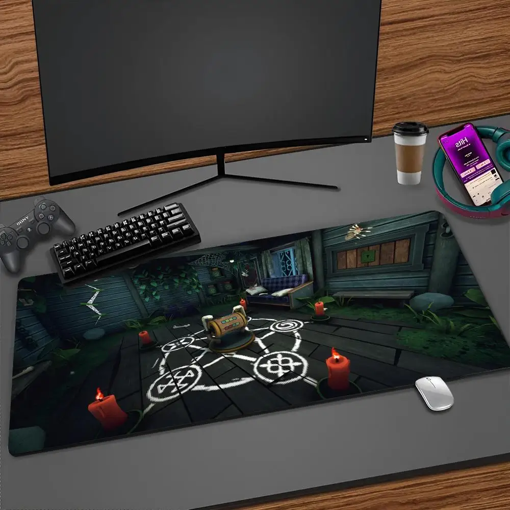 Is This Game Trying to Kill Me Mouse Pad Cartoon Lockedge Large Gaming Pad Computer Gamer Keyboard Mat Desk Mousepad PC Desk Pad