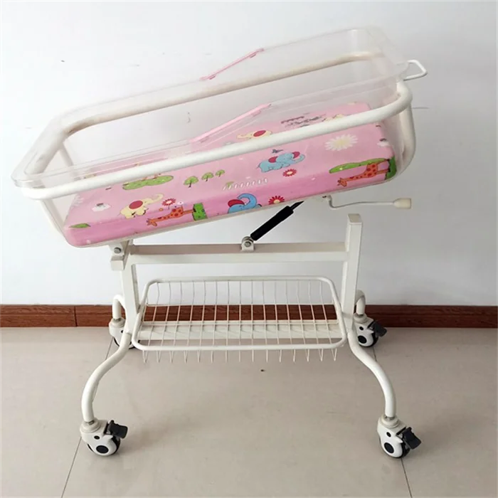 EU-0236 hospital baby bed with ABS basin hospital bassinets for infant