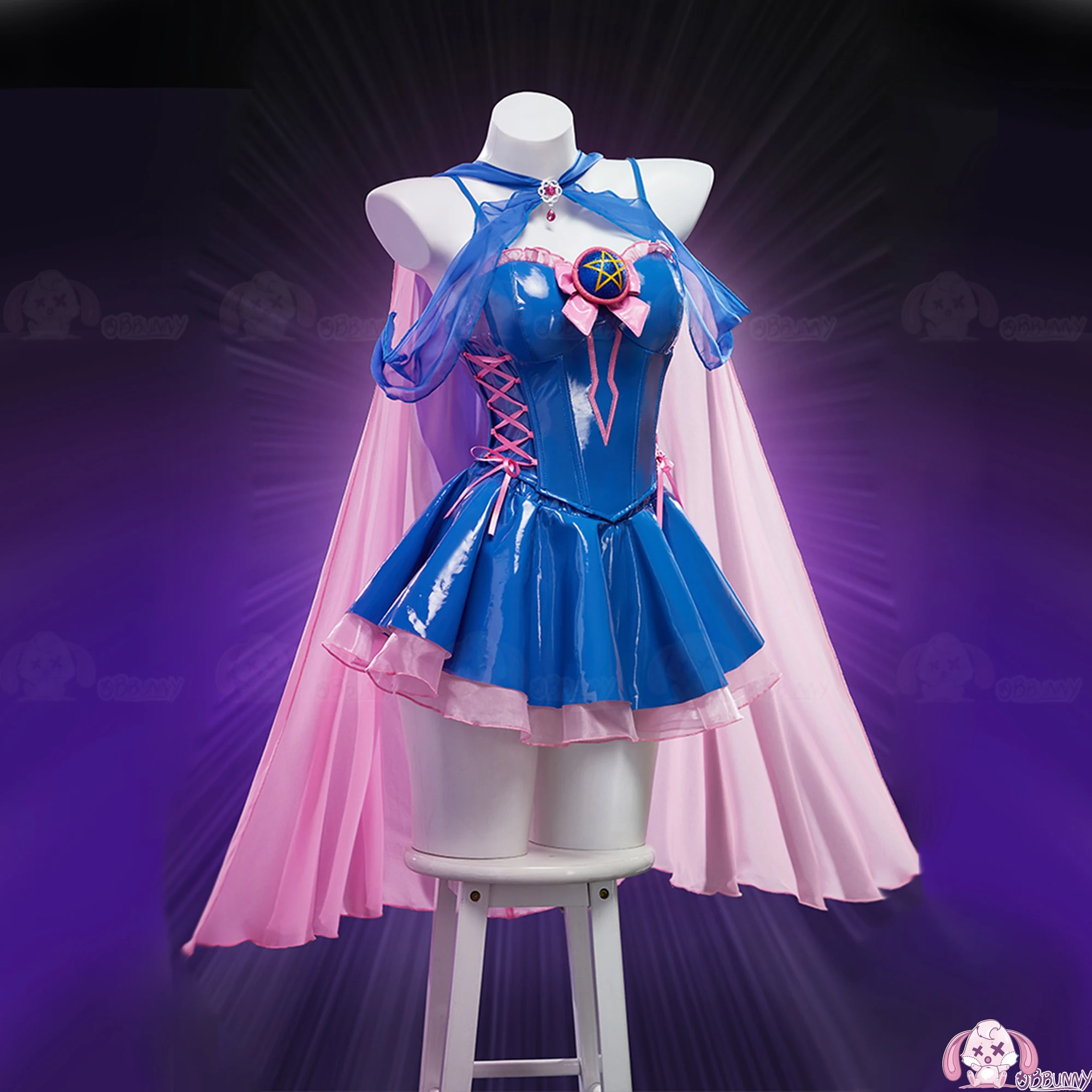 

Волшебная девочка, сексуальное платье из искусственной кожи, костюм на Хэллоуин, мана из черного волшебника, карнавальный костюм для девочек, новинка 2025 года, карнавальный костюм