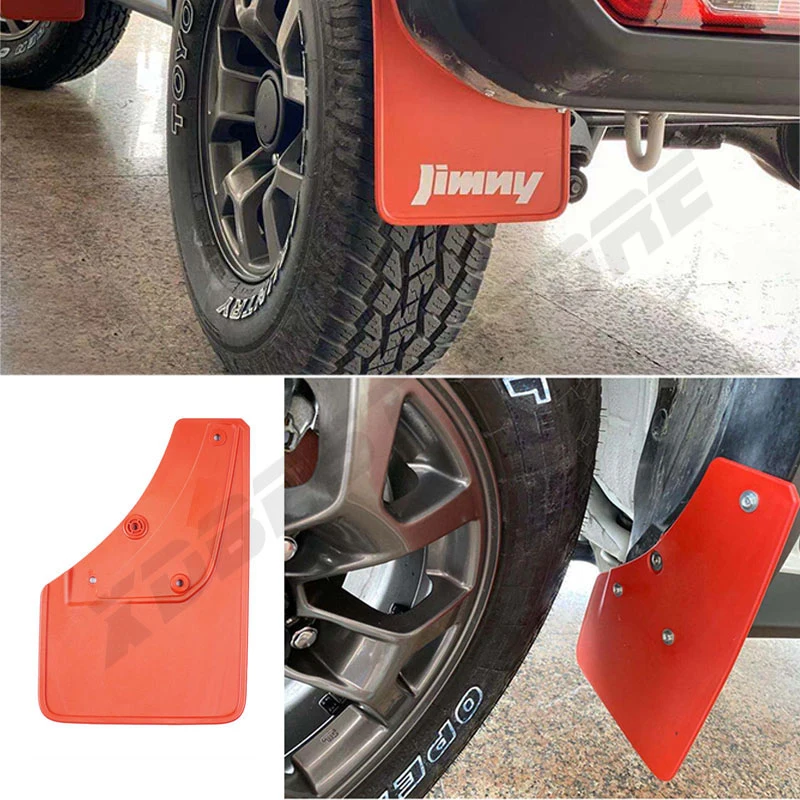 4 szt. Ochraniacze na błotniki błotnik chlapacze chlapacze akcesoria samochodowe z tyłu do Suzuki Jimny JB64 JB74 2019-2023