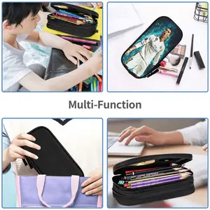 مقلمة رونالدوس لكرة القدم ، صندوق قلم Cr7 للطلاب ، حقائب قلم رصاص كبيرة ، قرطاسية اللوازم المدرسية أفضل 10 إطارات مبيعات CR7 - رقم 7