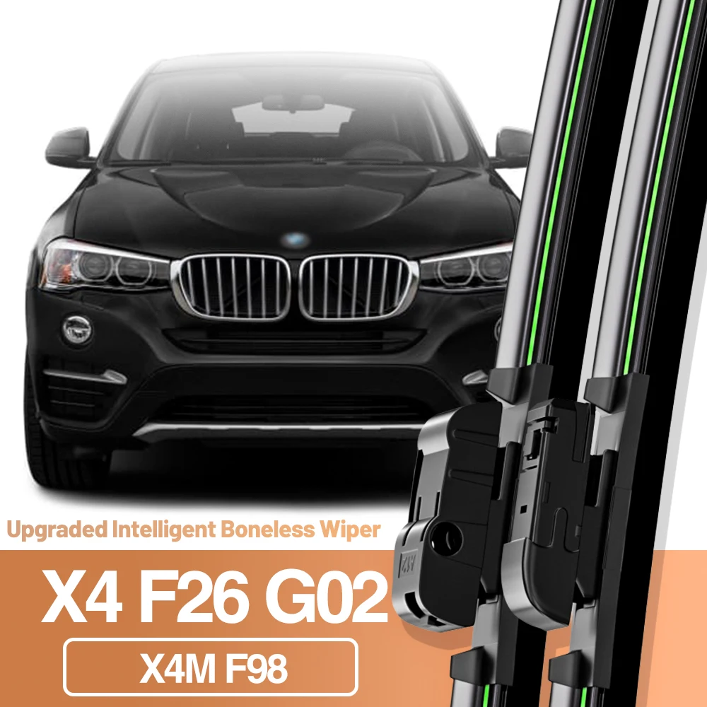 2 stücke Für BMW X4 F26 G02 X4M F98 2014-2023 Frontscheibe Wischer Klingen Windschutzscheibe Fenster Zubehör 2015 2017 2018 2020 2022