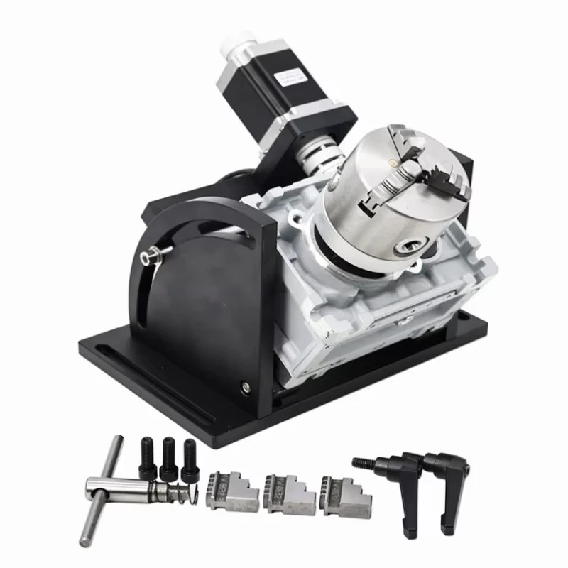 

Applicable to 80mm Ratio 1:10 CNC Automatic Turntable Positioner Manipulator Argon Arc Welding Laser Welding Seam Welding Toolin
