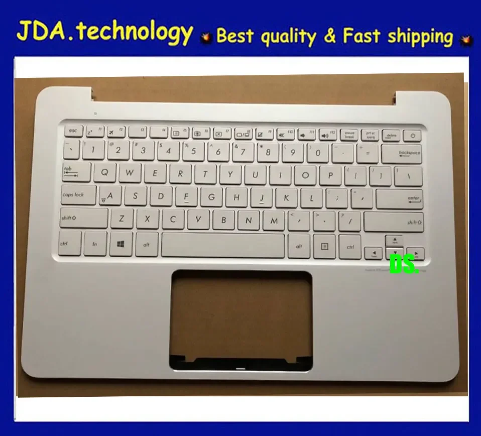 

MEIARROW 95%new 13.3" Original top case for ASUS U3000C U3000U U3000UQ palmrest upper cover US keyboard,White