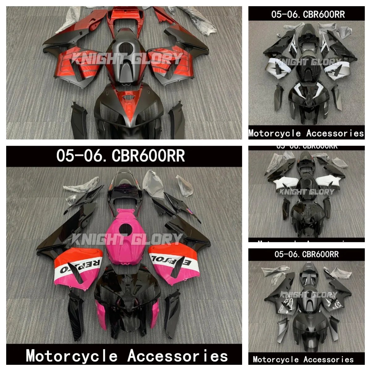 

ABS Injection Molding Fairings Kits Fit For CBR600RR 2005 2006 CBR 600RR CBR600 RR PC37 /05 Motorcycle Shell